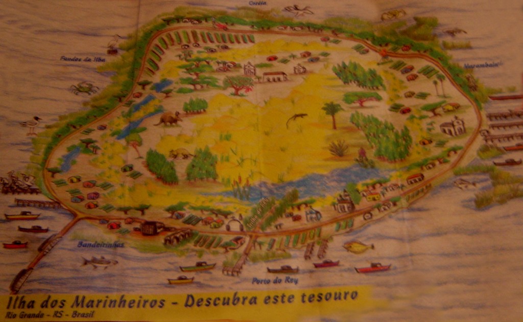 mapa da ilha