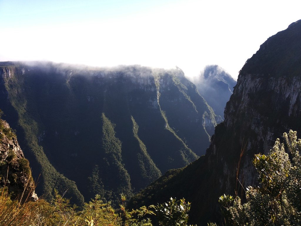 Canion da Serra Geral com neblina
